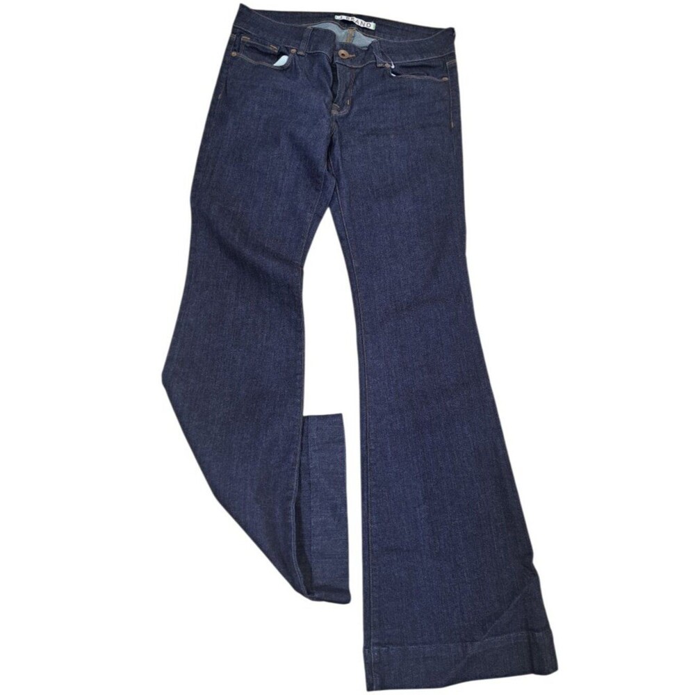 J Brand Love Story Women's Low Rise Blue Denim Flare Jeans Sz 30